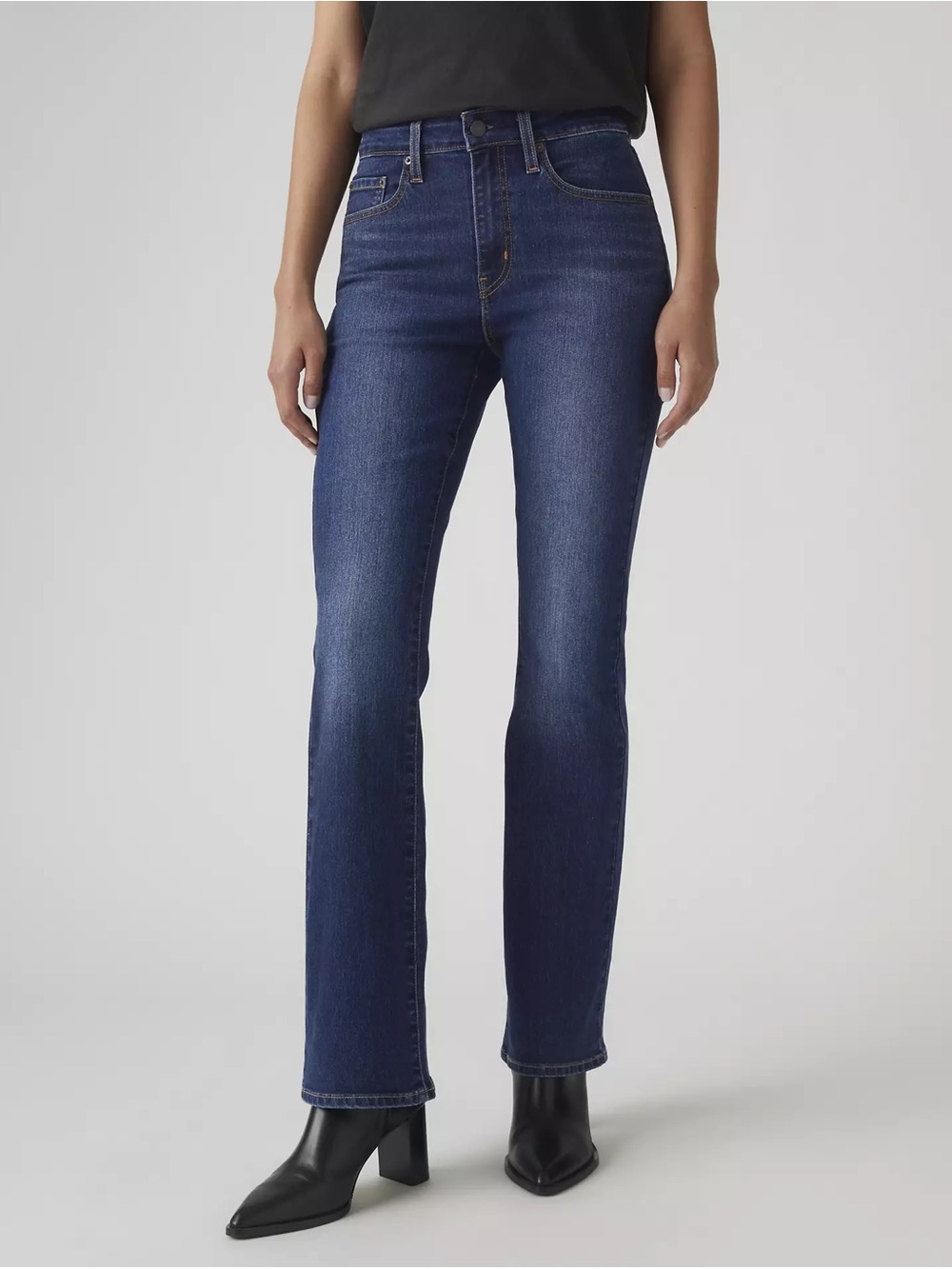 Levi's Dark Blue Straight Leg Jeans
